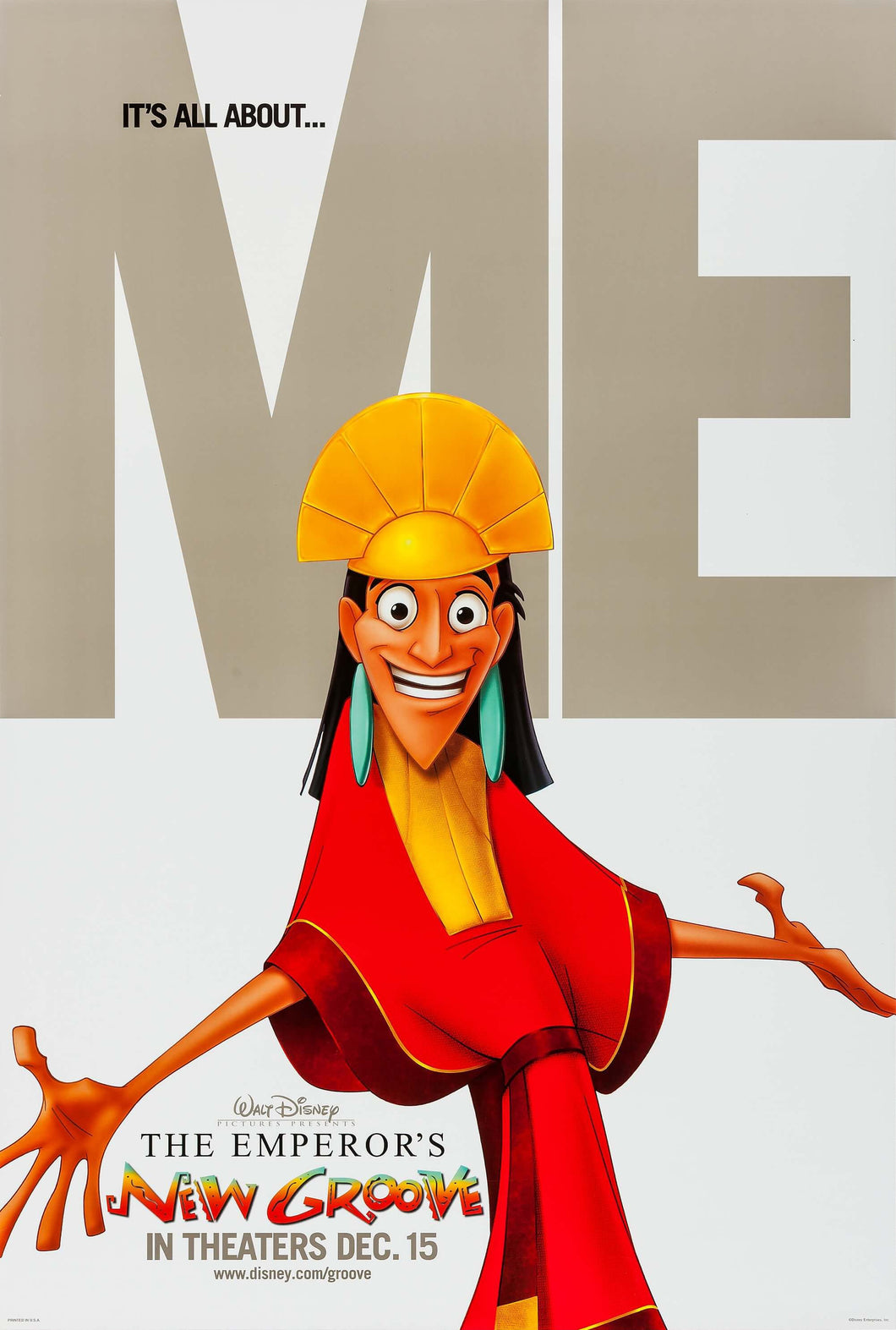 Poster Película The Emperor's New Groove