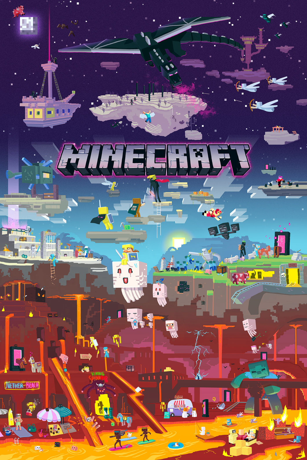 Poster Juego Minecraft 8