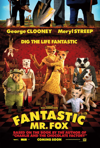 Poster Película Fantastic Mr Fox