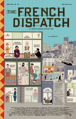 Poster Película The French Dispatch (2021)