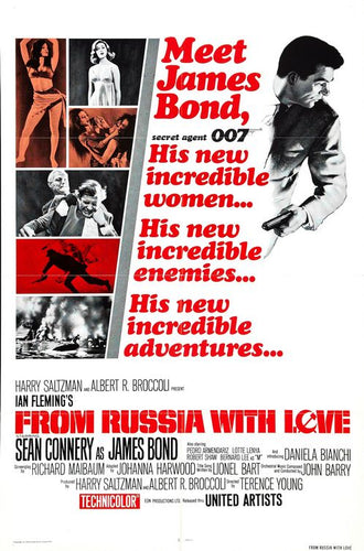 Poster Pelicula From Russia With Love