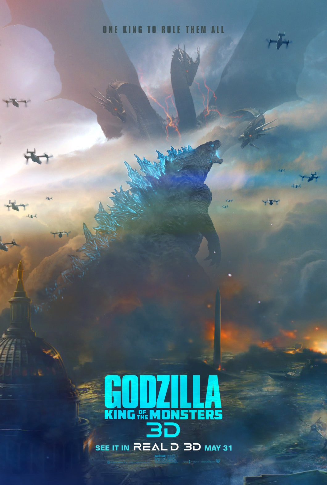 Poster Pelicula Godzilla: King of the Monsters 9