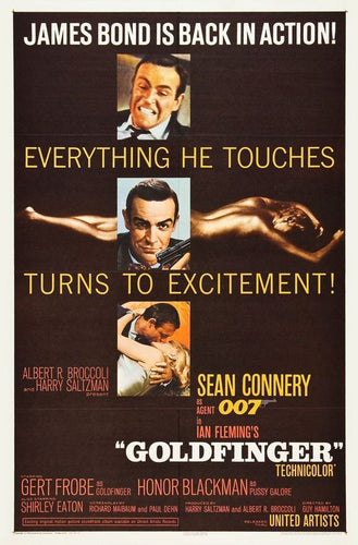 Poster Pelicula Goldfinger