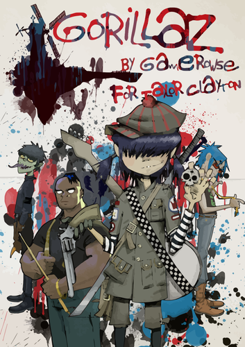 Poster Banda Gorillaz 11