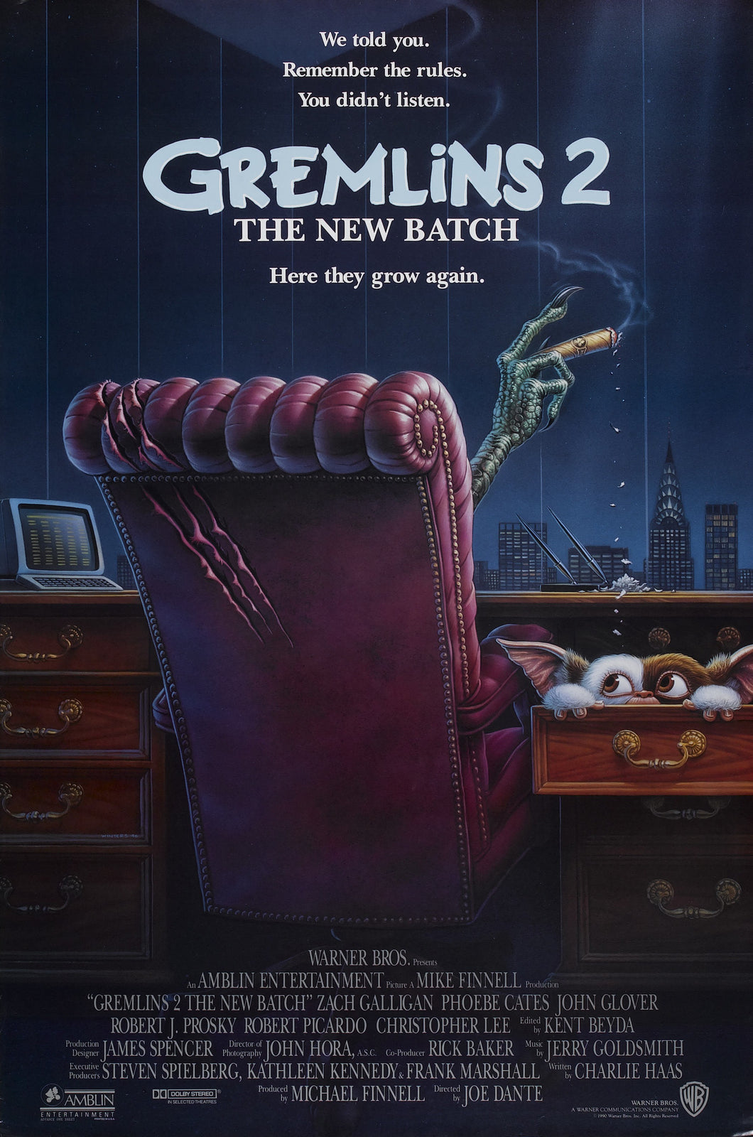 Poster Pelicula Gremlins 2: The New Batch