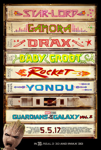 Poster Pelicula Guardians of the Galaxy Vol. 2