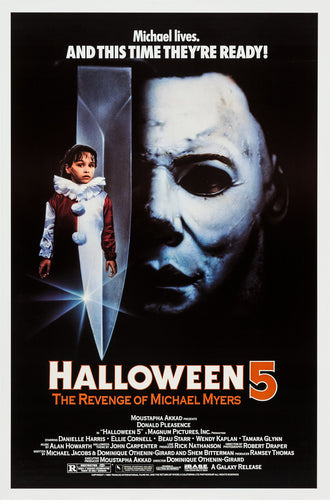 Poster Pelicula Halloween 5