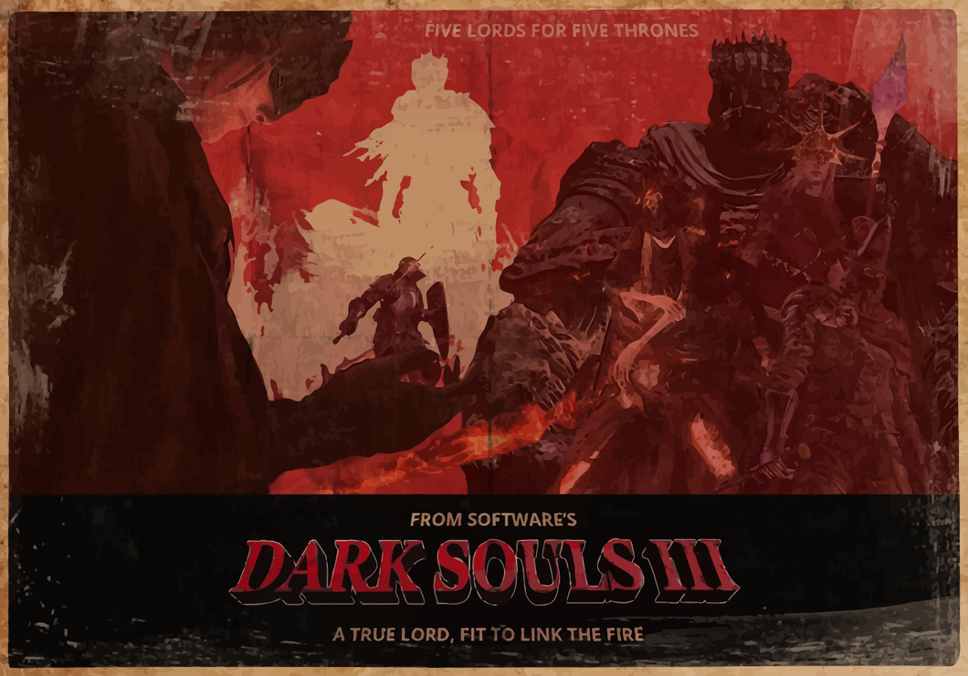Poster Juego Dark Souls III 2