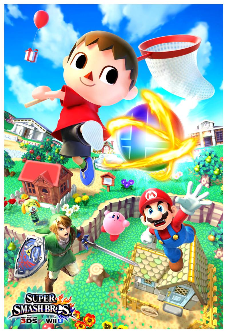 Poster Juego Super Smash Bros 5