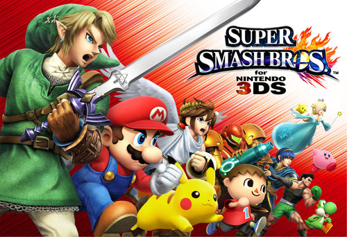 Poster Juego Super Smash Bros 10