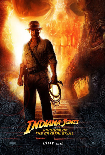 Poster: Película Indiana Jones and the Kingdom of the Crystal Skull