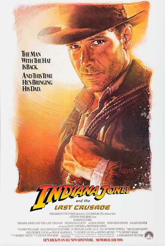 Poster Película Indiana Jones and the Last Crusade