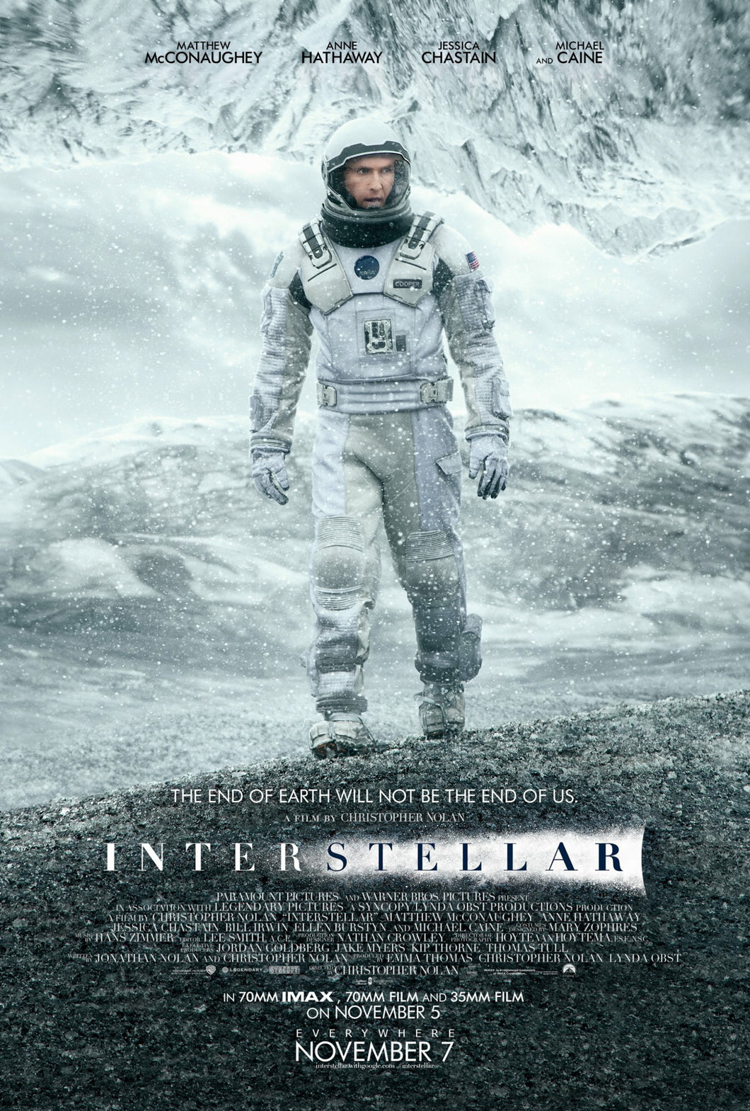 Poster Película Interstellar 9