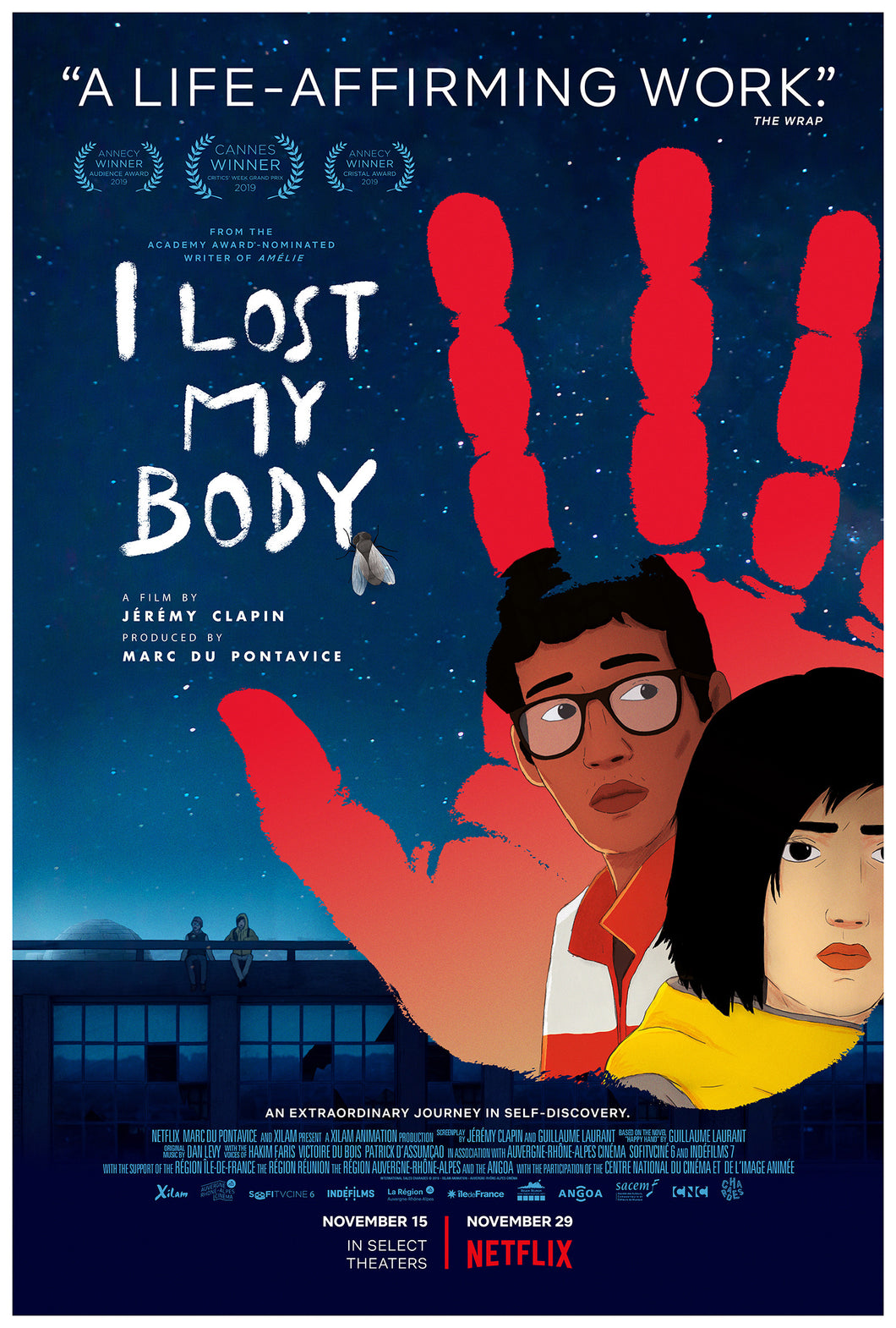 Poster Pelicula I Lost My Body