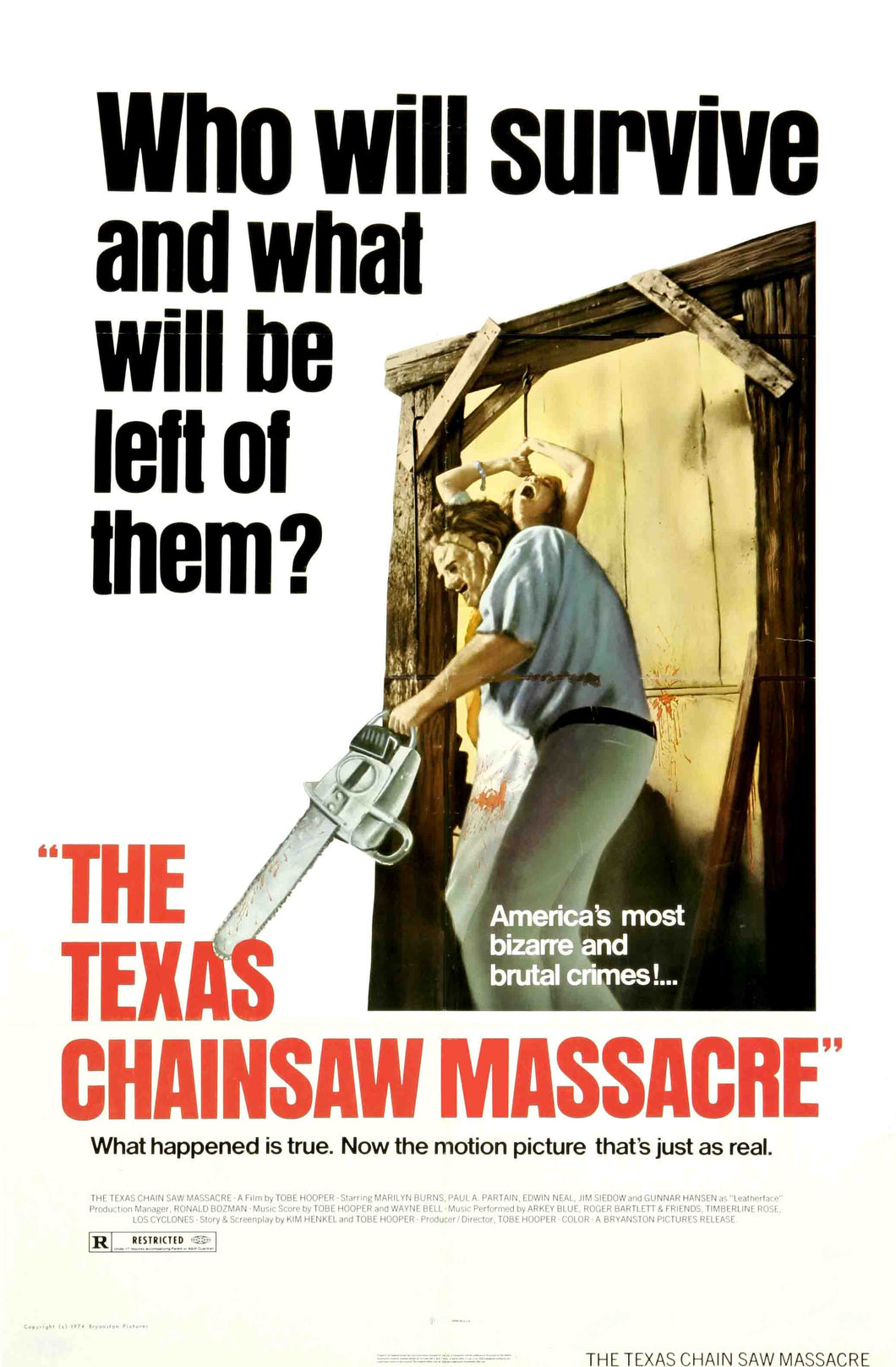 Poster Película The Texas Chainsaw Massacre