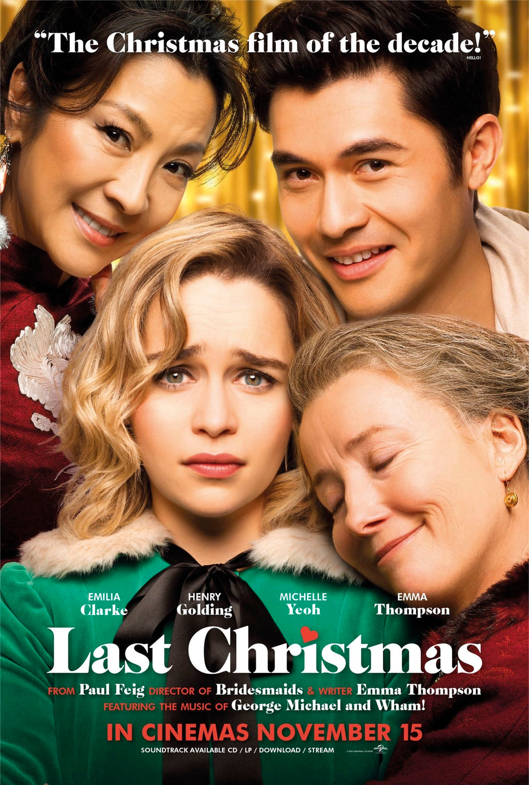 Poster Pelicula The Last Christmas