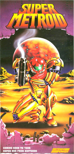 Poster Juego Super Metroid