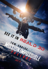 Cargar imagen en el visor de la galería, Poster Pelicula Mission: Impossible - Fallout