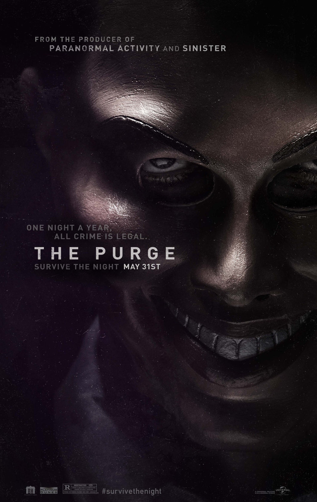 Poster Pelicula The Purge (2013)