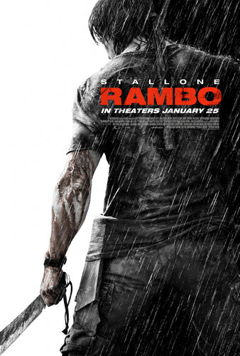 Poster Pelicula Rambo (2008)