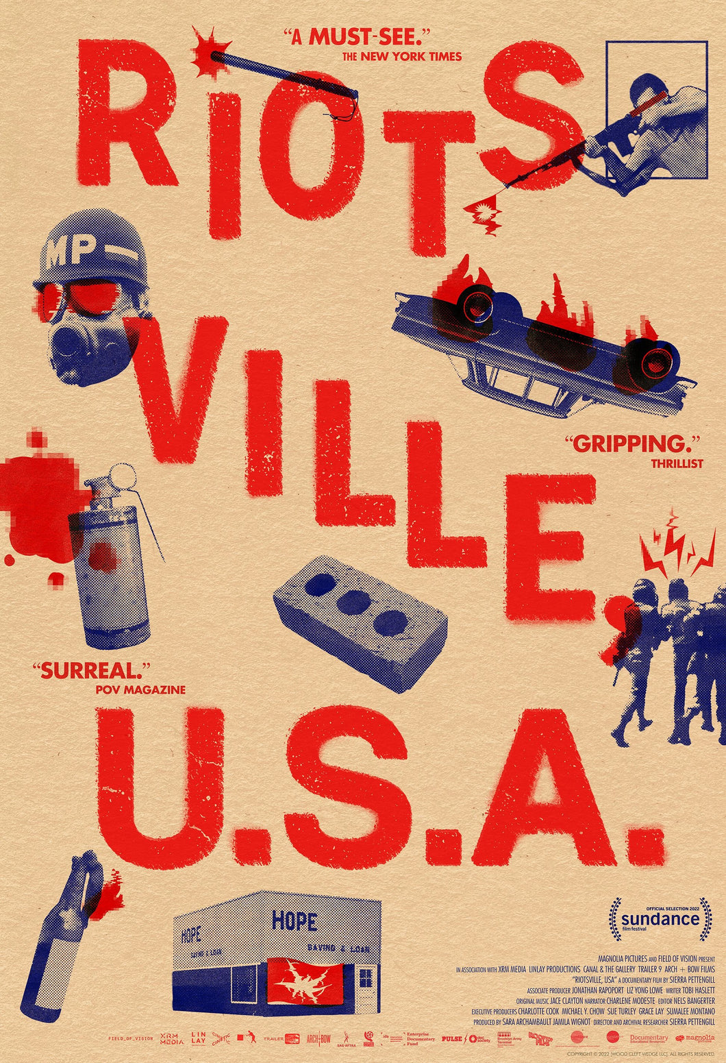 Poster Pelicula Riotsville, U.S.A. (2022)