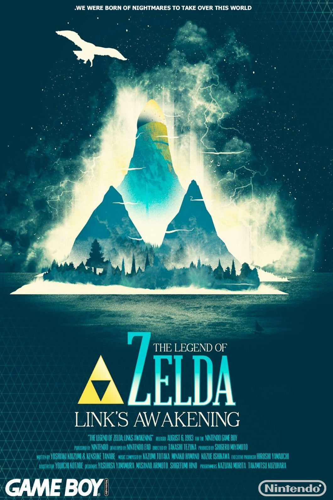 Poster Juego The Legend of Zelda 2