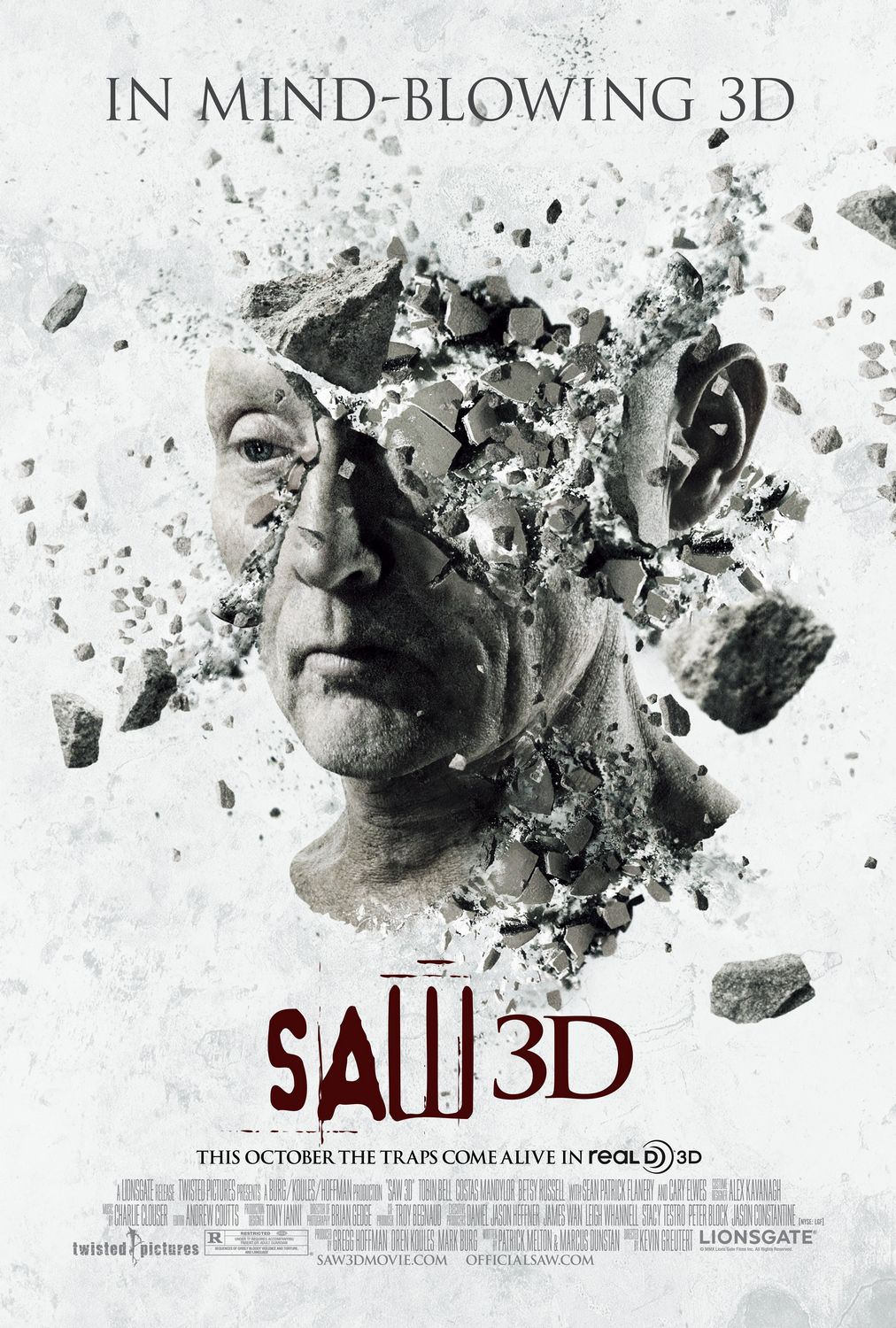 Poster Pelicula Saw 3D