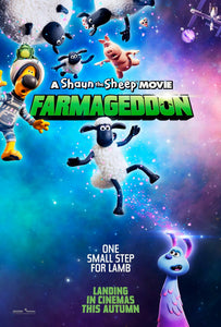 Poster Pelicula Shaun the Sheep Movie; Farmageddon