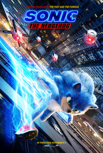 Poster Pelicula Sonic the Hedgehog