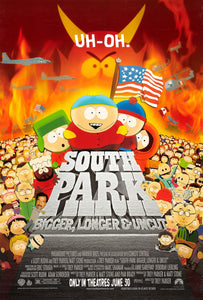 Poster Pelicula South Park: Bigger, Longer, & Uncut