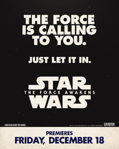 Poster Pelicula Star Wars: The Force Awakens