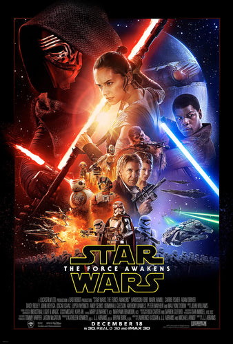 Poster Pelicula Star Wars: The Force Awakens