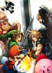 Poster Juego Super Smash Bros 11