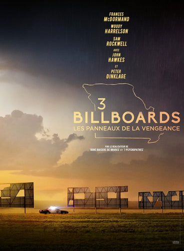 Poster Pelicula Three Billboards Outside Ebbing, Missouri