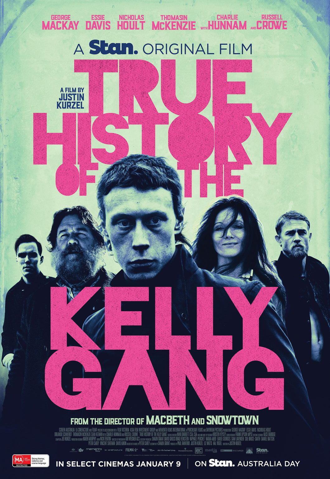Poster Pelicula True History of the Kelly Gang