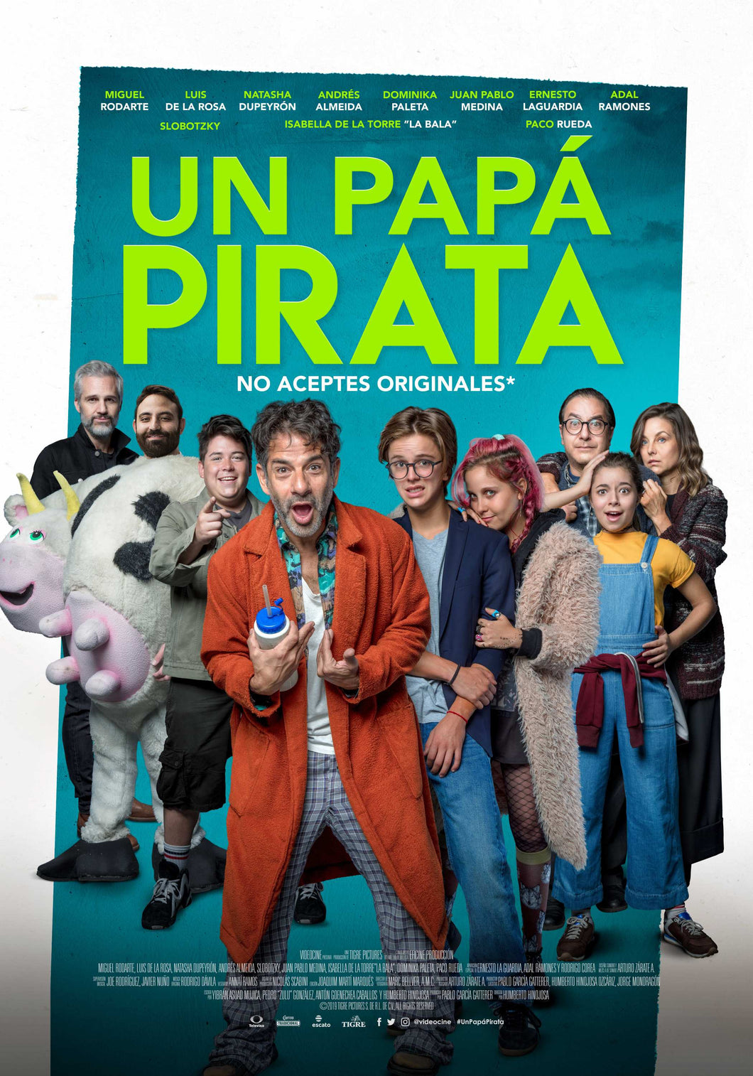 Poster Pelicula Un Papá Pirata