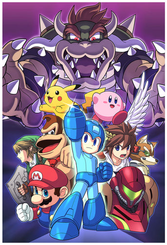 Poster Juego Megaman 12