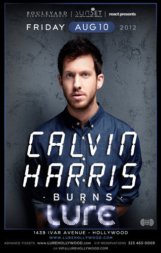 Poster Calvin Harris 8