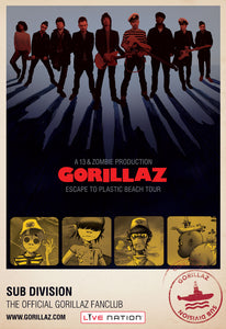 Poster Banda Gorillaz 8