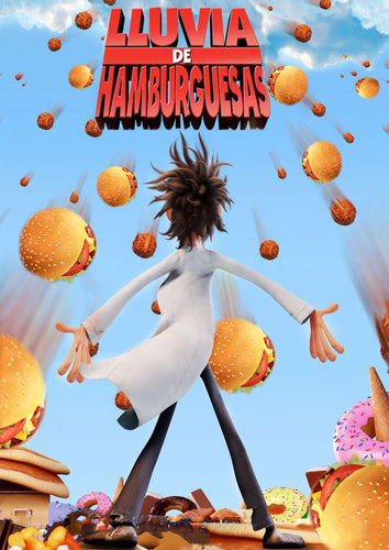 Poster Película Cloudy With a Chance of Meatballs