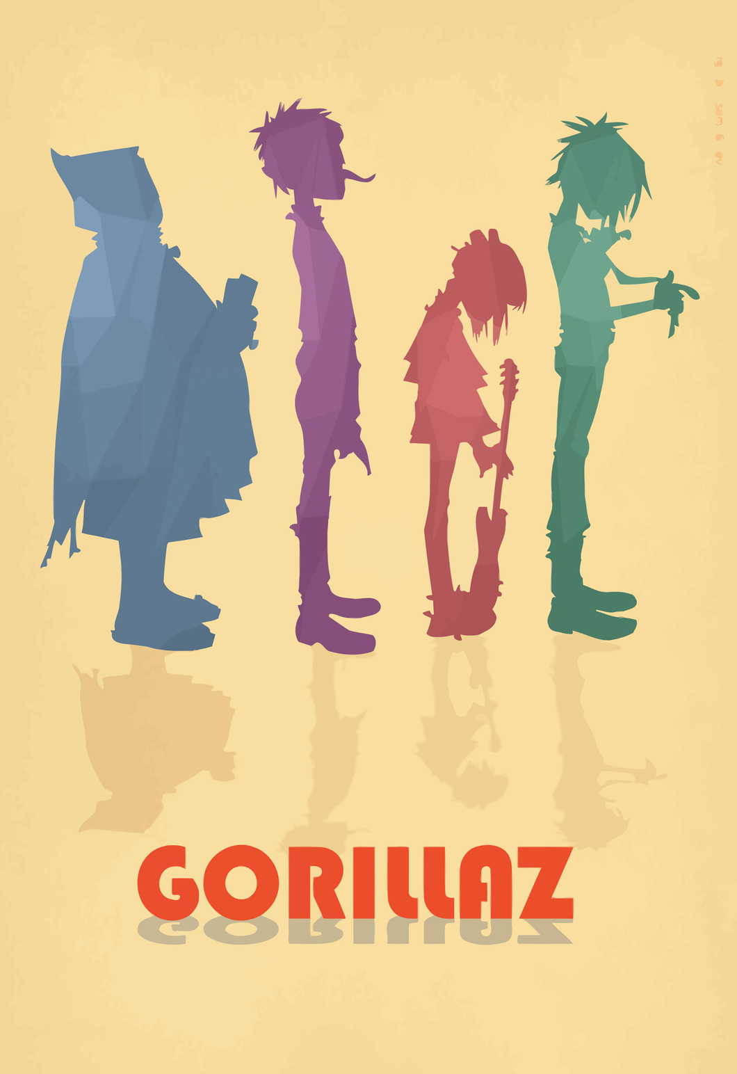 Poster Banda Gorillaz 4