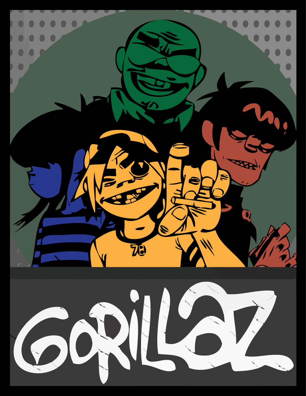 Poster Banda Gorillaz 12