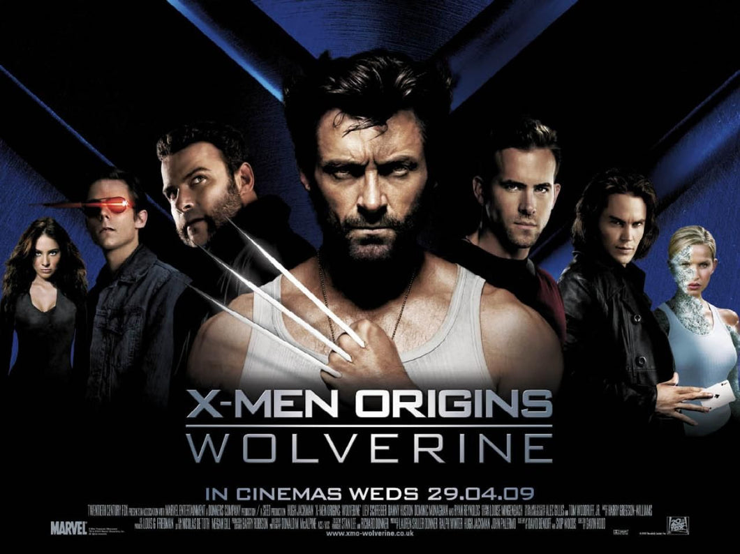 Poster Pelicula X-Men Origins: Wolverine 4