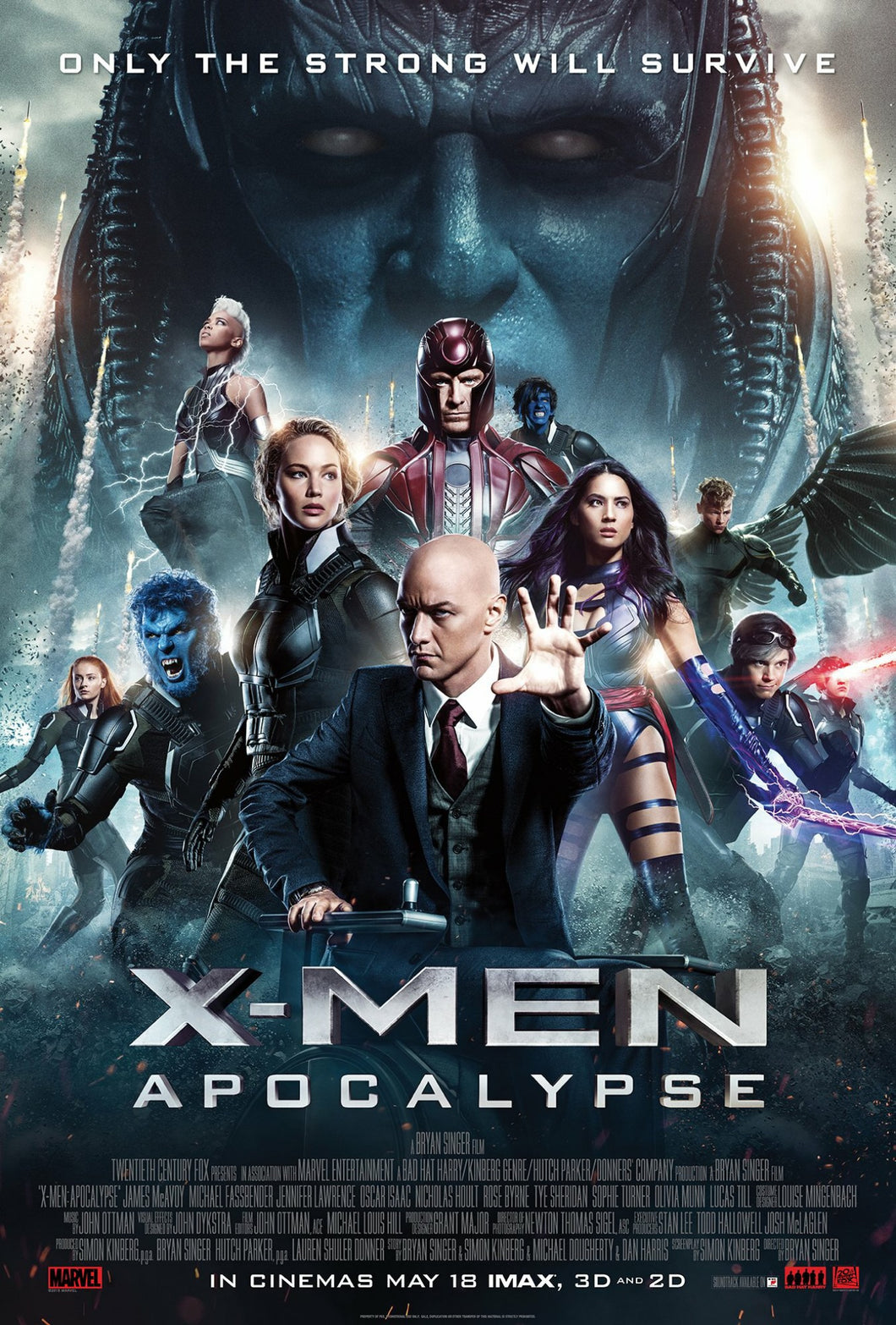 Poster Pelicula X-Men: Apocalypse 16